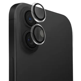 Uniq Optix Clear černá / Ochranné sklo na čočku fotoaparátu / iPhone 16, 16 Plus / s aplikátorem