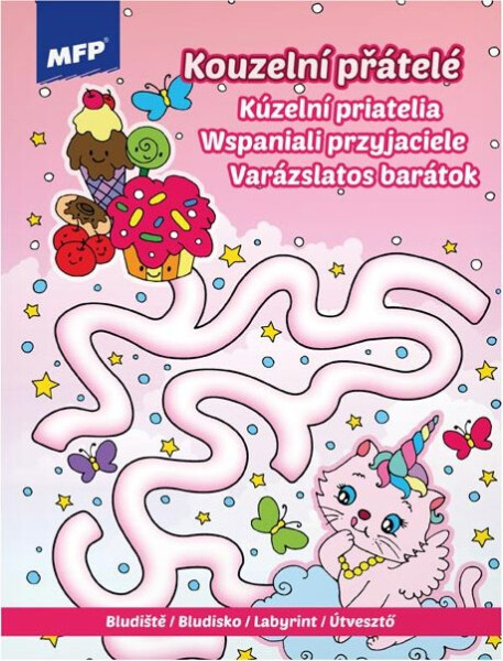 Omalovánky - Bludiště Kouzelní přátelé 210x276/32s