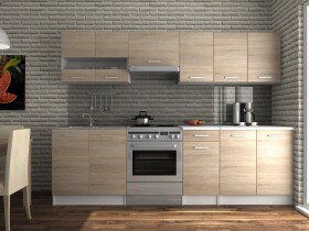 FRONTI Kuchyňská linka LUIZA III 260x200 - Sonoma