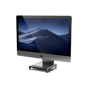 Satechi USB-C Stand Hub pro Apple iMac šedá / USB-C / 3x USB-A / microSD / SD / 3.5mm jack (ST-AMSHM)