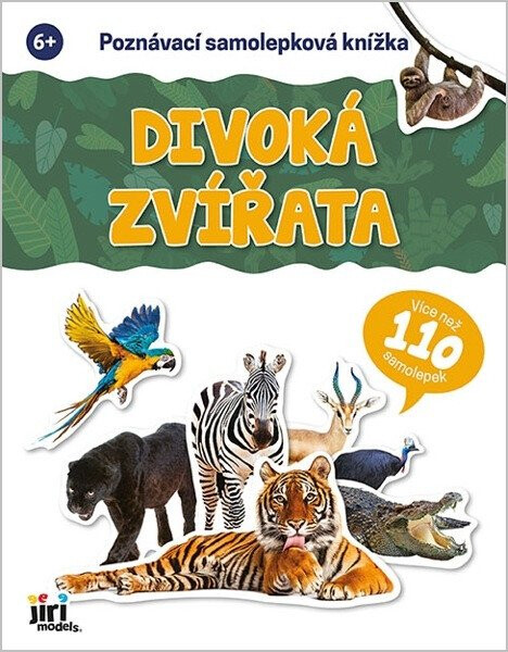 Poznávací samolepková knížka Divoká zvířata