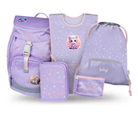 BAAGL SET 5 Airy Mazlíčci: batoh, penál, sáček, zástěra, peněženka (A-36563)