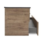 Koupelnová skříňka s umyvadlem SAT Cube Way 120x53x46 cm dub wellington mat CUBE461202DWMODC CUBE461202DWMODC