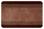 Spirella BALANCE koupelnová předložka hnědá / Koupelnová předložka / 55 x 65 cm / polyester / protiskluzová