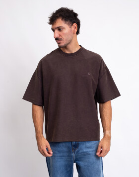 Tričko Carhartt WIP S/S Lambert T-Shirt Tobacco moon