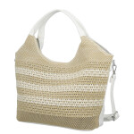 Elegantní dámská kabelka do ruky Carlita, bílá