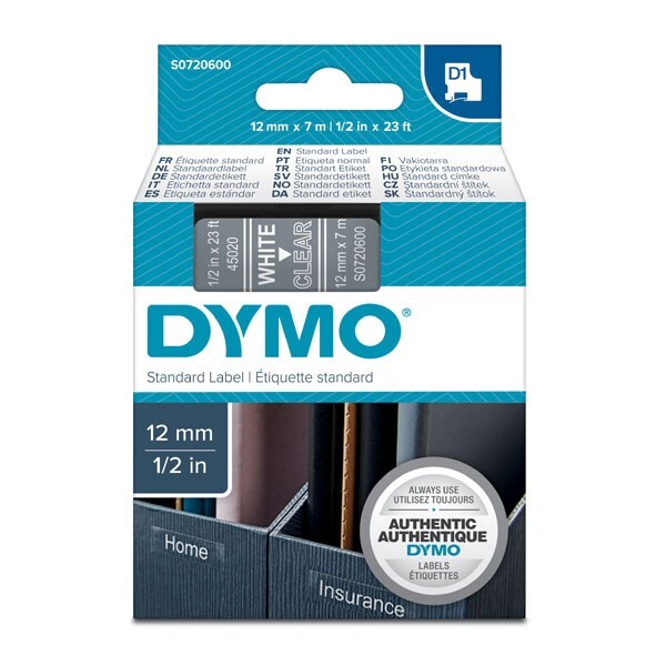 Dymo páska D1 12mm (S0720600)