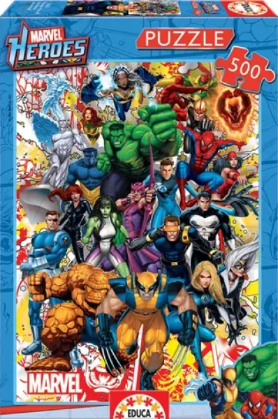 EDUCA Puzzle Hrdinové Marvel