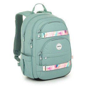Mintový studentský batoh Topgal VIKI 25030 SET SMALL