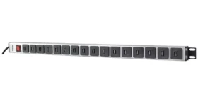 Intellinet 164498 / Nabíjecí lišta do racku / svislá / 16x USB-A / hliníková / 2m (164498)
