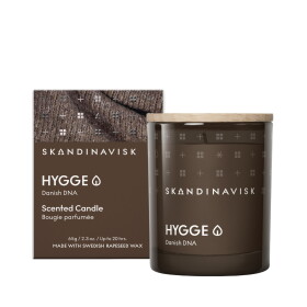 Skandinavisk HYGGE 65 g - SKANDINAVISK Vonná svíčka ve skle HYGGE (útulno) 65 g, hnědá barva, sklo