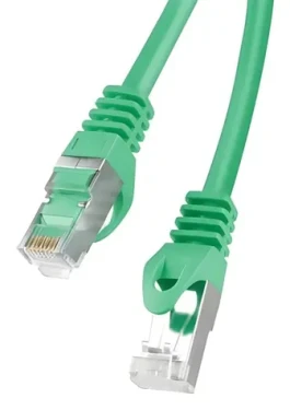 Lanberg CAT6 FTP 10 m zelená / Patch kabel / RJ45-RJ45 / Fluke Passed (PCF6-10CC-1000-G)