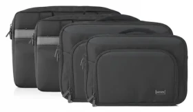 4smarts Target Eco Clamshell 15-16" černá / Brašna na notebook / pro notebooky do 16" / RPET materiál (541765)
