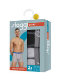 Pánské boxerky Start Short C2P box - GRAY - šedé M013 - SLOGGI GRAY 4