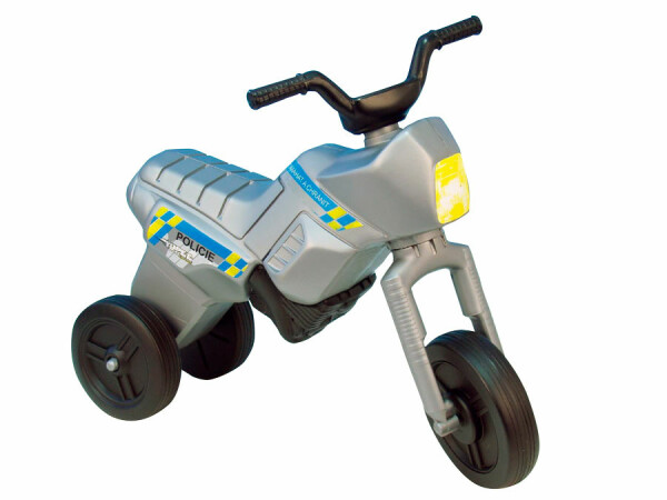 Odrážedlo Enduro Yupee Policie velké plast výška sedadla 31cm nosnost do 25kg 12m+ - Tesla