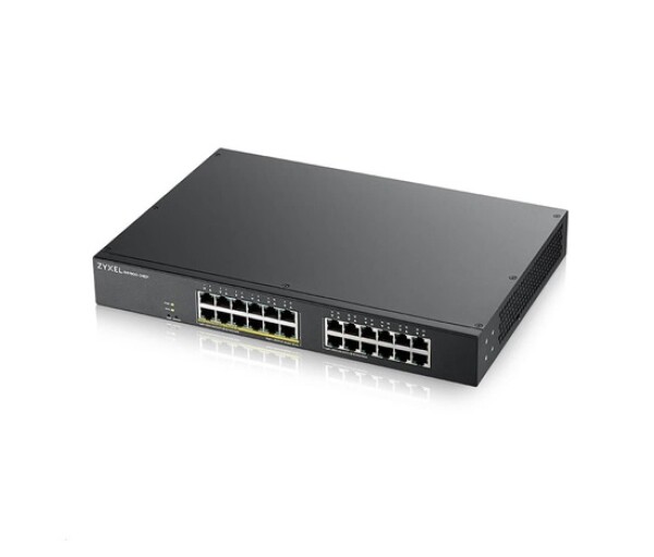 Zyxel GS1900-24EP 24-port Gigabit Smart Managed PoE Switch, 24x gigabit RJ45 (z toho 12x PoE), PoE budget 130W EDF_311833