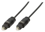LogiLink optický audio kabel Toslink-Toslink černá / Optický audio kabel / 0,5 m (CA1005)