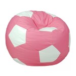 FRONTI Sedací vak - míč 100 cm - růžová + bílá
