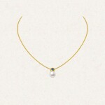 Dvojitý náhrdelník s lapis lazuli a zirkony Aurelia, 45 cm Modrá