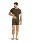 Pánské merino boxerky ICEBREAKER Mens Anatomica Long Boxers, Dark Loden velikost: M