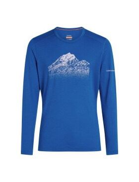 ICEBREAKER Mens Merino 200 Oasis LS Crewe Rising Light, Lazurite (vzorek) velikost: M
