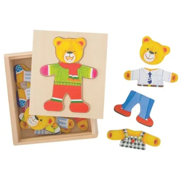 Bigjigs Toys Oblékací puzzle Paní medvědice
