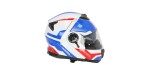 Přilba Serel 2206 bílá/modrá/červená vel. XS