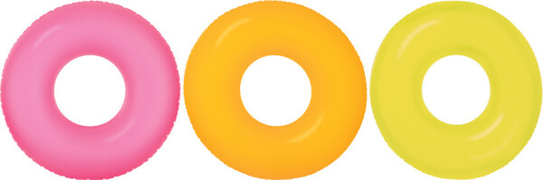 Kruh nafukovací neonový 91cm od 9 let v sáčku - Alltoys Intex