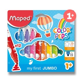 Dětské fixy Maped Color´Peps Maxi - 12 barev