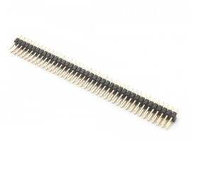 Vysoká dvojitá kolíková lišta - Rovná, 2 x 40 Pin samec