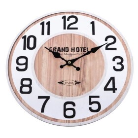 Dřevěné hodiny na zeď - Grand Hotel