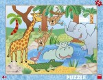 Puzzle Zvířátka v ZOO 40 dílků