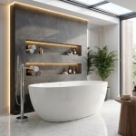 REA - Volně stojící baterie Venti Chrome REA-B9646