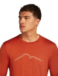 ICEBREAKER Mens 150 Tech Lite LS Tee Rain Ridge, Agate velikost: L