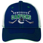 Outerstuff Dětská kšiltovka Vancouver Canucks NHL Lockup Meshback Adjustable