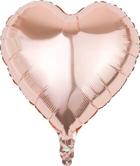 Fóliový balónek Srdce přírodní - Moje party