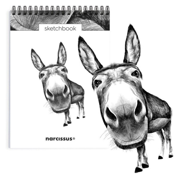 Skicovací spirálový notes A5 - Osel