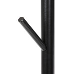 Věšák dřevěný stojanový, masiv bambus, černá + zlatá barva