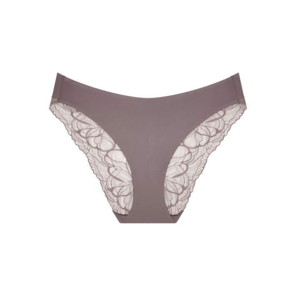 Dámské kalhotky Body Make-Up Illusion Lace Highleg Tai - Triumph naze béžová (00NZ) 046