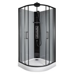 KERRA - Hydromasážní box WEGA 90 černá 5907548123497