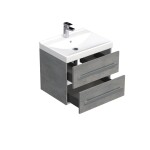 Koupelnová skříňka s umyvadlem SAT Cube Way 60x53x46 cm beton mat CUBE46602BEVER CUBE46602BEVER