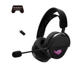 ASUS sluchátka ROG Pelta, Bezdrátové BT a RF 2.4GHz, ARGB, černá EDF_1663071