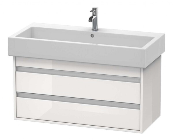 DURAVIT - Ketho Umyvadlová skříňka 48x95x44 cm, 2 zásuvky, lesklá bílá KT663802222