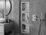 MEXEN - X-Wall-R modul pro vestavbu do stěny s poličkou 30 x 30, nerez 1910303010S