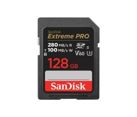 SanDisk SDXC karta 128GB Extreme PRO (280 MB/s Class 10, UHS-II V60) EDF_493450