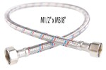 NOVASERVIS - Nerezová hadička M1/2" x M3/8"-120cm PWS88