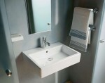 DURAVIT - Vero Umyvadlo 60x47 cm, s přepadem, s otvorem pro baterii, bílá 0454600000