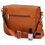 Módní dámská koženková ledvinka/crossbody Andrés, camel