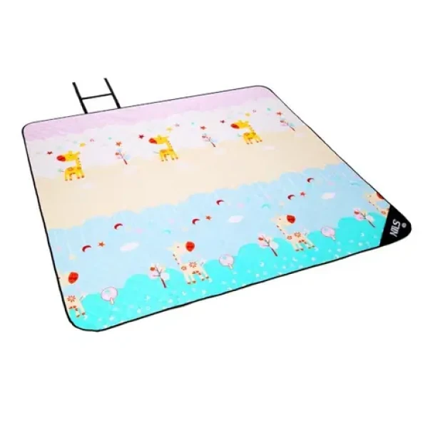 NILS Camp NC8028 žirafa / Pikniková deka / 195 x 200 cm (5907695549614)