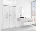 CERANO - Koupelnová skříňka pro umyvadla na desku Noira - bílá matná - 150x28x48 CER-8050BD7615